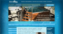 Desktop Screenshot of elektrobazeny.sk